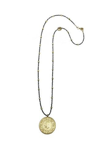 Gaby Ray Leonela Coin Pendant Necklace