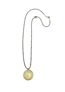 Gaby Ray Leonela Coin Pendant Necklace