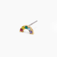 Gorjana Rainbow Charm Stud Earring