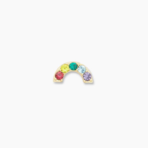 Gorjana Rainbow Charm Stud Earring