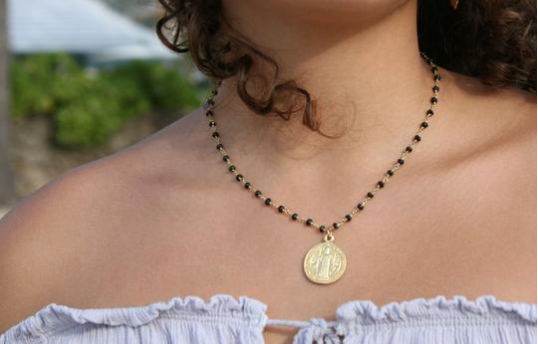 Gaby Ray San Benito Black Necklace