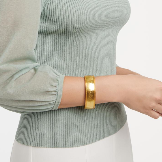 Julie Vos Cannes Statement Hinge Bangle Bracelet
