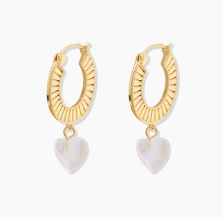 Gorjana Louise Gem Hoop Earrings