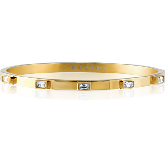 Sahira Diamond Baguette Stackable Bracelet