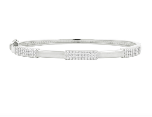 Freida Rothman Radiance Thin Hinge Bangle Bracelet