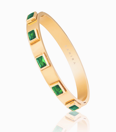 Sahira Emerald Band Bracelet