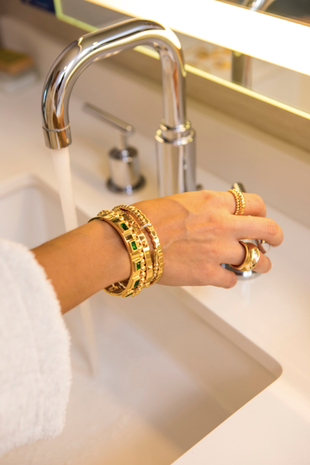 Sahira Emerald Band Bracelet