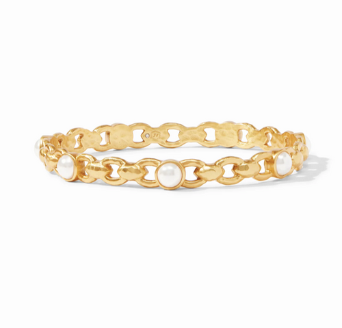 Julie Vos Palermo Pearl Bangle Bracelet