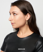 Freida Rothman Classic Pavé Hoop Earrings