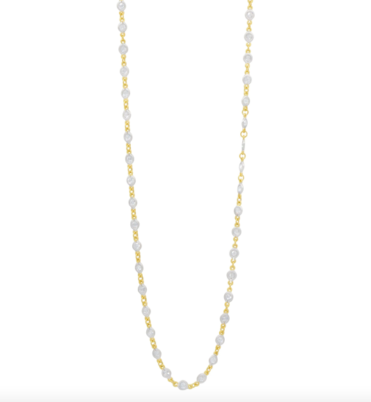 Freida Rothman Embellished Wrap Chain Necklace