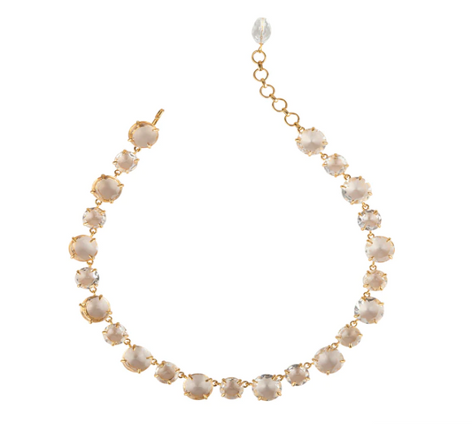 Bounkit Clear Quartz Riviere Necklace